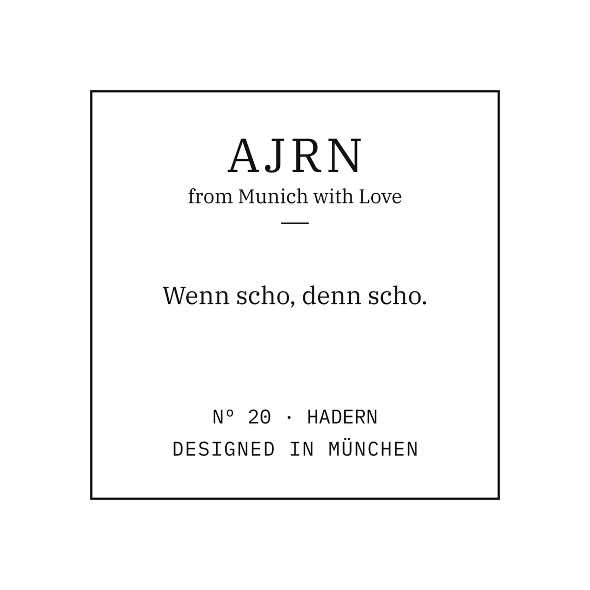 Nicht Gross Hadern Bio-Hoodie weiß – Innenlabel