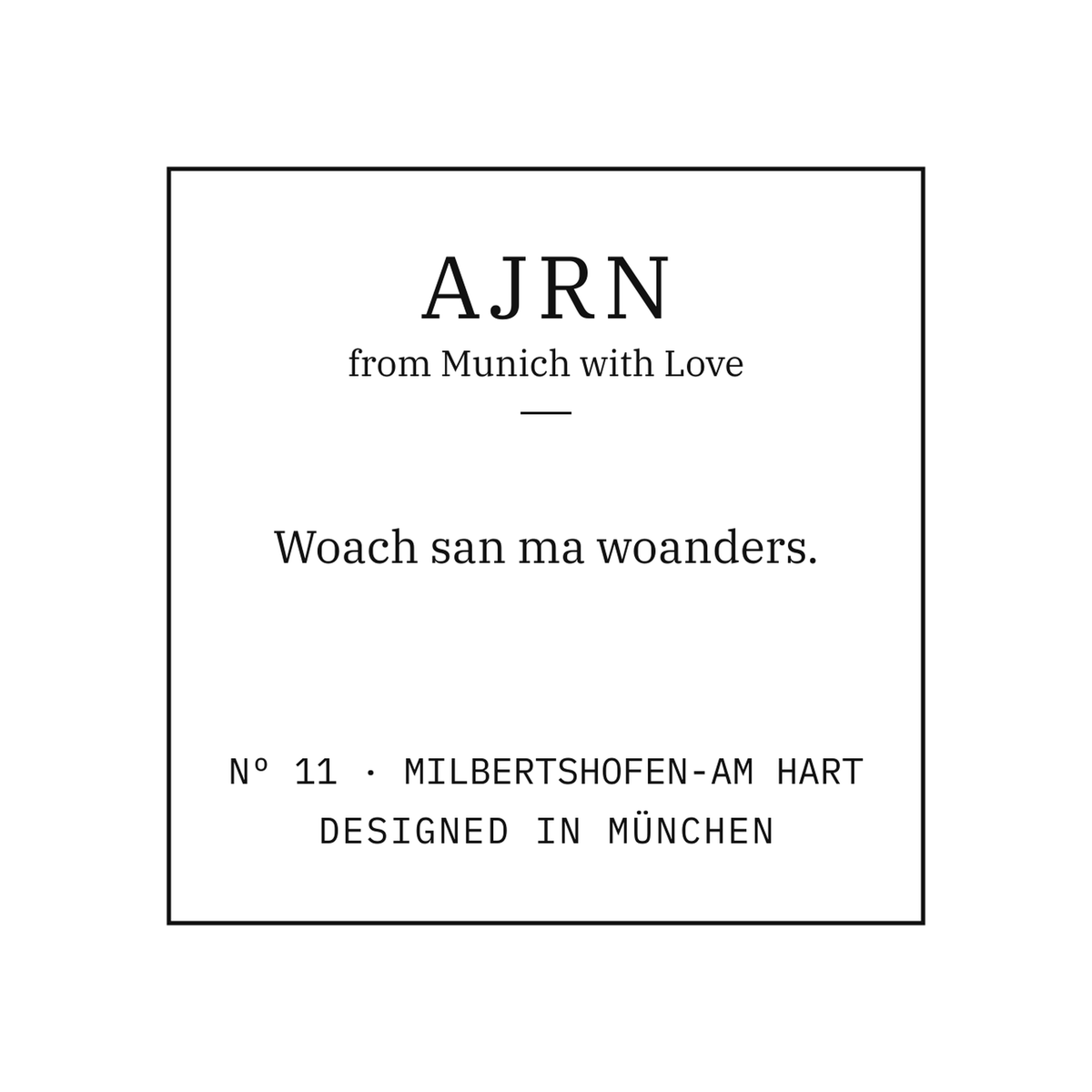 Arm Hart Bio-T-Shirt weiß – Innenlabel